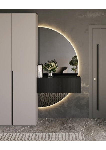 LED Ayna, Yarımay Ayna, Dekoratif Ayna, Duvar Aynası, Konsol Aynası, Holl Aynası, Günışığı LED