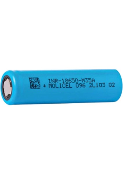 18650 3.7V 3500MAH M35A Li-Ion Şarjlı Pil 10A Discharge 1 Adet