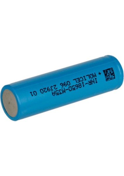 18650 3.7V 3500MAH M35A Li-Ion Şarjlı Pil 10A Discharge 1 Adet