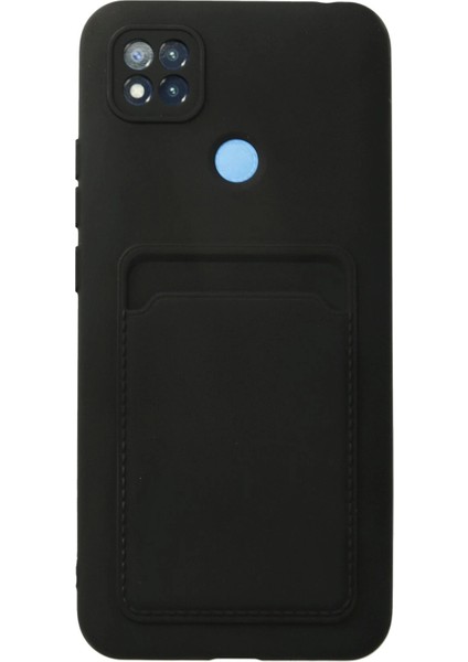 Xiaomi Redmi 9c Kılıf Kelvin Kartvizitli Silikon - Siyah Bstmy