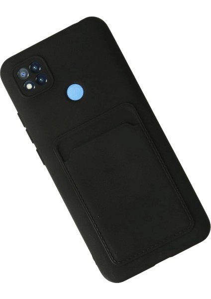 Xiaomi Redmi 9c Kılıf Kelvin Kartvizitli Silikon - Siyah Bstmy