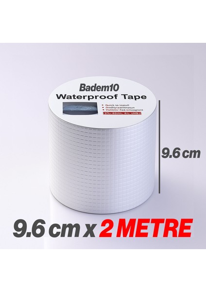 Çatı Izolasyon Bandı 3 Adet Tamir Bant 2 Metre Su Sızdırmazlık Geçirmezlik Yalıtım Çamur Çatlak Boru
