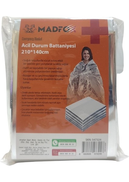 Emergency Blanket Acil Durum Battaniyesi 210*140CM indirimleri