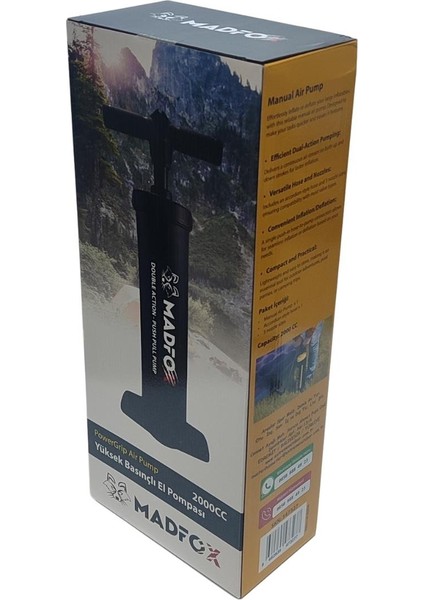 Powergrip Air Pump Yüksek Basınçlı El Pompası