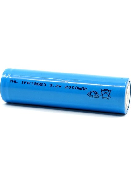 IFR18650 2000MAH 3.2 Lifepo4 Başlıksız 18650 Şarj Edilebilir Pil