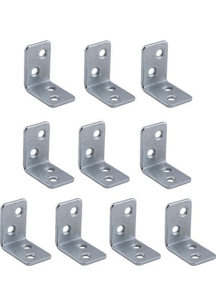 (10 Adet) Mobilya Eşya Dolap Duvara Sabitleyici Köşebent Bağlantı Aparatı L Demiri Gönye 30X30X20 mm fiyatları