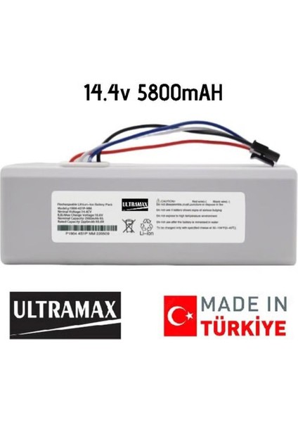 Xiaomi Mi Vacuum Mop 1c 2in1 Akıllı Robot Süpürge Bataryası 14.4V 5800MAH