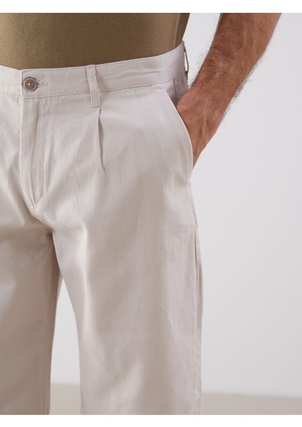 Yeni Sezon Rahat Kalip Gabardin Erkek Bermuda Sort - S5FH41Z8