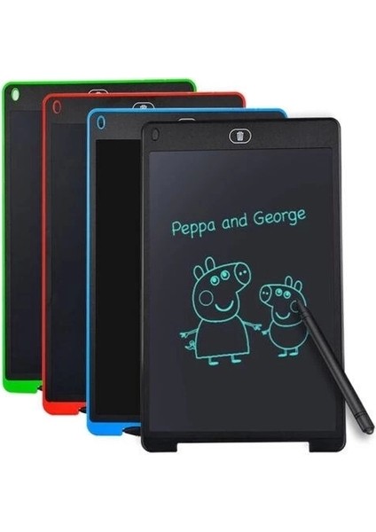 T12 Siyah Writing Tablet LCD 12 Inç Dijital Kalemli Çizim Yazı Tahtası modelleri