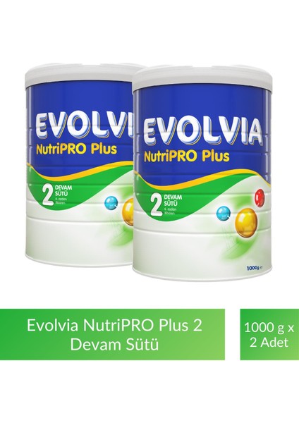 Nutripro Plus 2 Devam Sütü 1000 gr x 2 Adet