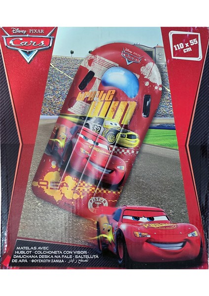 Cars Arabalar Şişme Sörf Tahtası Pencereli Tutunmalı 110CM - Disney Cars Surfboard