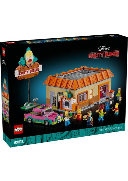 10352 Icons The Simpsons™: Krusty Burger fiyatları