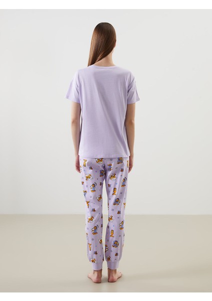 Yeni Sezon Bisiklet Yaka Garfield Baskili Kadin Pijama Takimi - S5CP67Z8 fırsatları