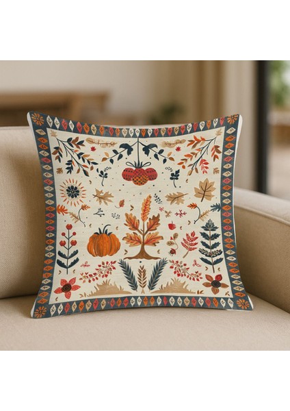 Renkli Etnik Formlu Yastık Kılıfı Kare fırsatları