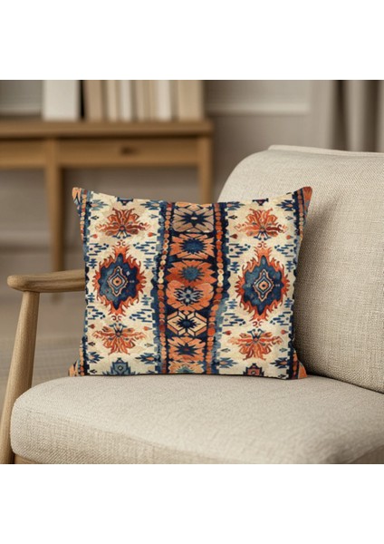 Bohem Tarzı Püsküllü Kırlent Kılıfı