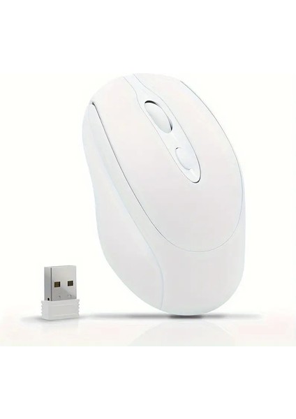 🖱️ 1200 Dpı Şarjlı Bluetooth + 2.4ghz Kablosuz Mouse | Type-C Girişli, Sessiz, Siyah Wireless