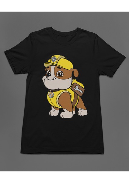 Güçlü Patiler Rubble Paw Patrol Unisex Tişört T-Shirt fiyatları