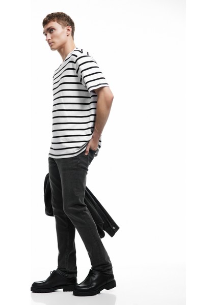 Yeni Sezon Normal Bel Pamuklu Slim Fit Jean Pantolon - Brad Jean