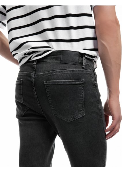 Yeni Sezon Normal Bel Pamuklu Slim Fit Jean Pantolon - Brad Jean