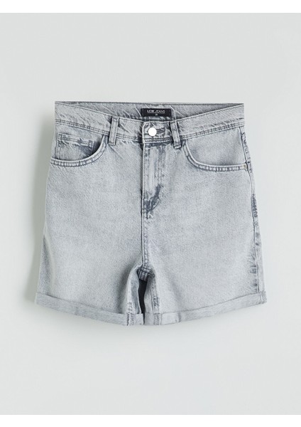Yeni Sezon Standart Fit Kadin Jean Sort - S5GQ00Z8
