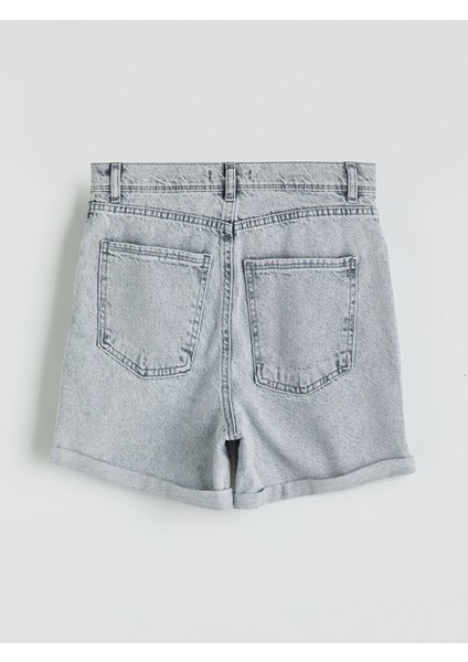 Yeni Sezon Standart Fit Kadin Jean Sort - S5GQ00Z8