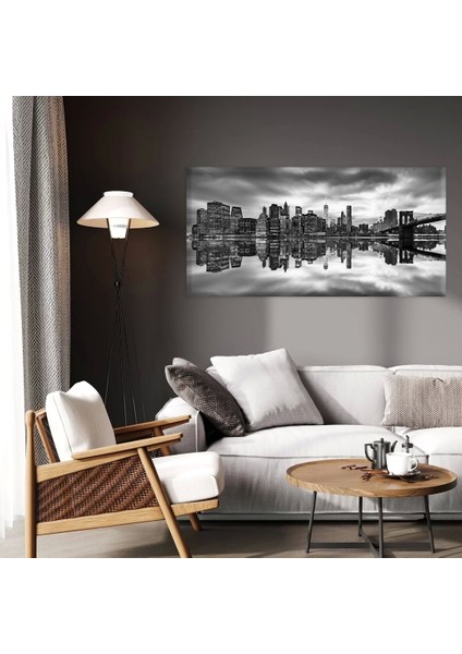 Metropol Silüeti Kanvas Tablo