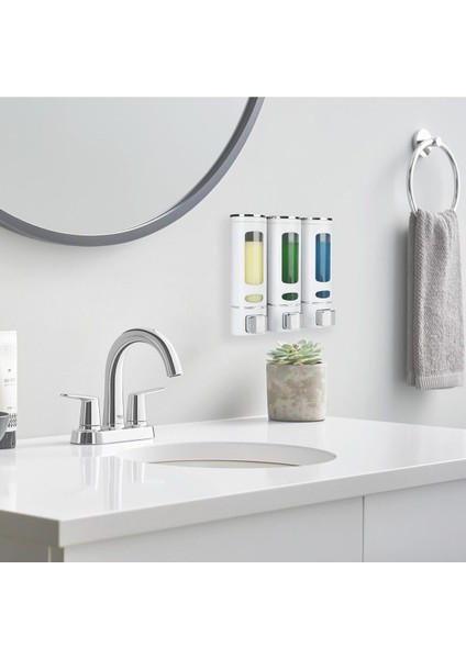 3 Adet Sıvı Sabunluk 400 ml Duvara Monte Duş Sabun Şampuan Dispenseri Mutfak Banyo Sabunluğu fırsatları