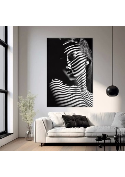 Zebra Dokusu Kanvas Tablo