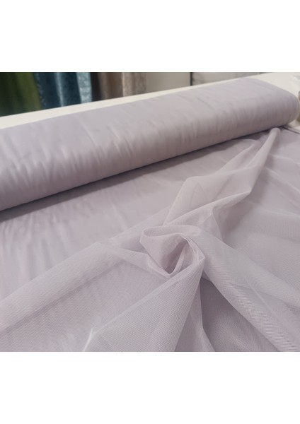 Çocuk Odası Dökümlü Düz Tül Perde - Mor - Pileli Dikim 1x2,5 Pile -MR100