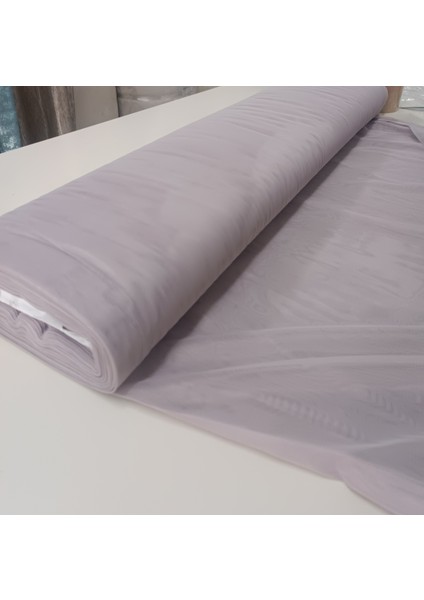 Çocuk Odası Dökümlü Düz Tül Perde - Mor - Pileli Dikim 1x2,5 Pile -MR100