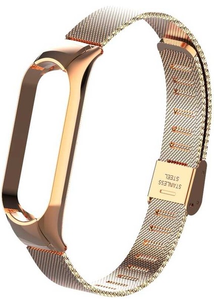 Xiaomi Mi Band 6 Uyumlu Krd-06 Metal Kordon Tlzn - Gold fırsatları