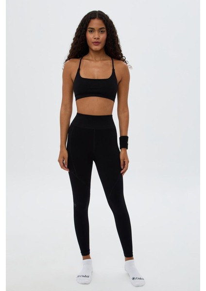 Aozora Sport Aktif Spor Ayar Askılı Bra Siyah