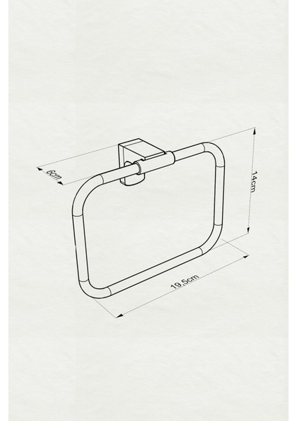 Premium Paslanmaz Kare Havluluk ve Kapaksız Tuvalet Kağıtlık Banyo Seti fırsatları