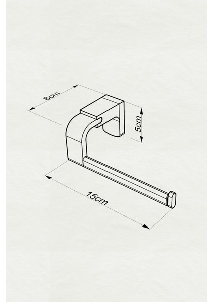 Premium Paslanmaz Kare Havluluk ve Kapaksız Tuvalet Kağıtlık Banyo Seti indirimleri