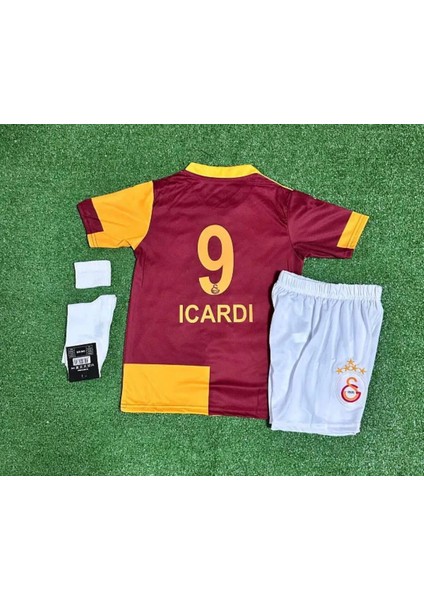 Gâlatâsarây 2025/26 Sezon 5 Yıldız Lı Parçalı Icardi Çocuk FORMASI-ZP03