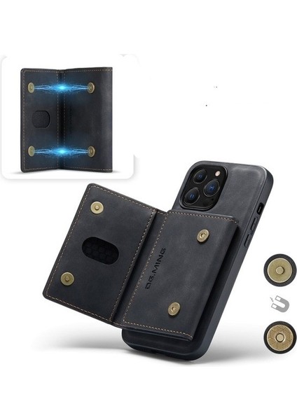 Iphone 15 Dg Mıng 2 Parça Ayrılabilir Güçlü Manyetik Cüzdanlı Kılıf fırsatları