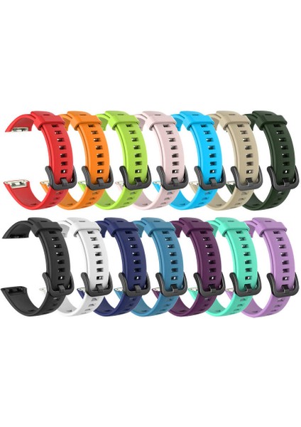 Huawei Band 6 Uyumlu Krd-47 Uyumlu Kordon Tlzn - Petrol Mavi modelleri