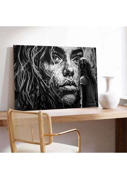 Portre Derinlikleri Kanvas Tablo modelleri