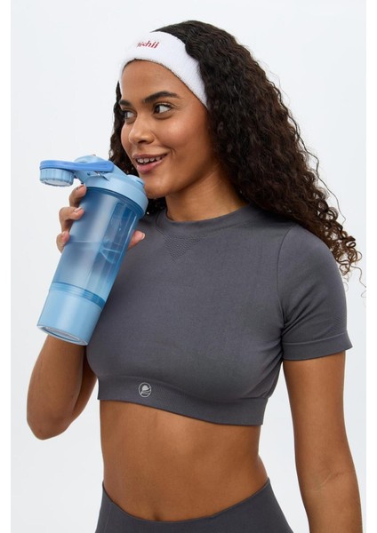 Kumo Kısa Crop Top Gri fırsatları