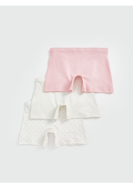 Yeni Sezon Beli Lastikli Basic Kiz Cocuk Boxer 3'lu - S5BM08Z1 fiyatları