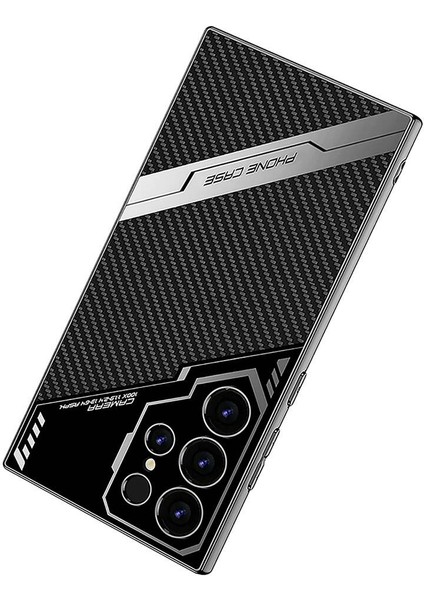 Galaxy S24 Ultra Kılıf Kamera Korumalı Karbon Tasarım Tlzn Yeni Seri Procase Kapak-Siyah Karbon indirimleri