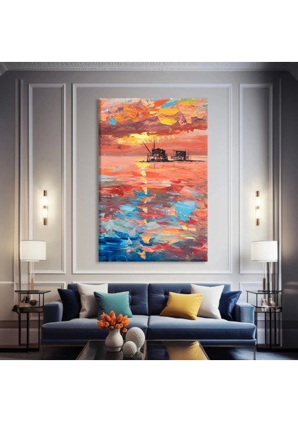 Sonbahar Yolu Kanvas Tablo