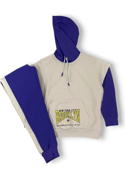 Kız Garson Oversize Eşofman Takım Sweat/jogger Çocuk Eşofman Takımı