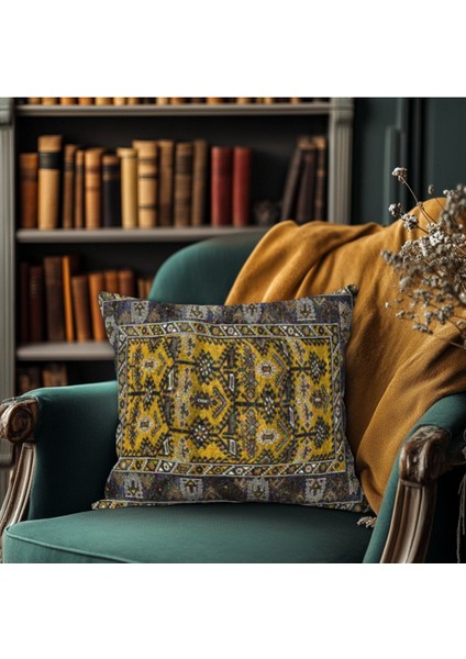 Vintage Tarz Kırlent – Geleneksel Türk Motifli