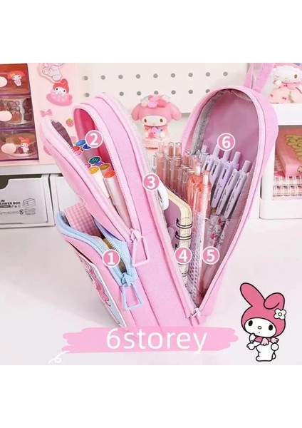 Sanrio Kuromi My Melody Baskılı Kalem Çantası fırsatları