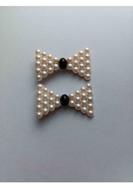 Boncuklu Fiyonklu Pens Toka 2'li modelleri