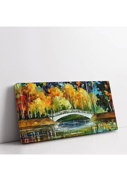 Renkli Orman Yansıması Kanvas Tablo fiyatları