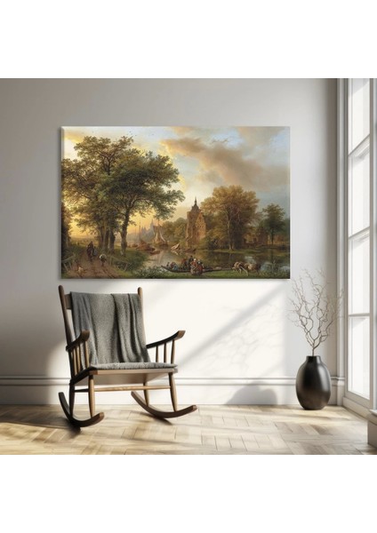 Kırsal Sessizlik Kanvas Tablo