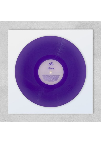 Ev Duvar Dekorasyonu Plak - Ombre Koleksiyonu Mor Renk