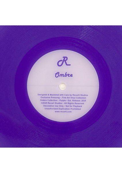 Ev Duvar Dekorasyonu Plak - Ombre Koleksiyonu Mor Renk modelleri